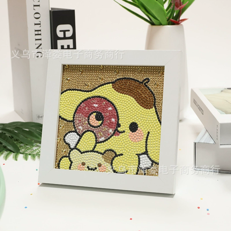 Набор для алмазной вышивки (Sanrio) Пикачу в раме, 17×17 см, комплект для полного стежка DIY