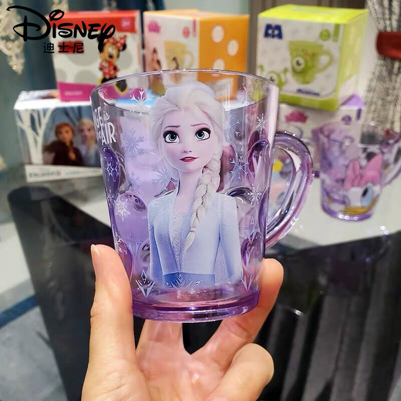 Taza de agua para niños de Disney taza de cepillo de dientes para el hogar taza de dientes taza de bebé taza de dibujos animados taza de leche taza de jugo