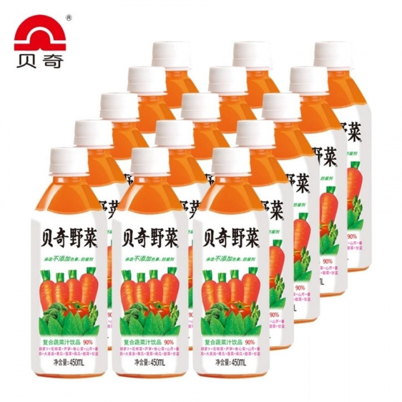 包郵便福建特産貝奇野菜汁全箱450ml 15野菜ジュース飲料混合野菜ジュース多規格|undefined
