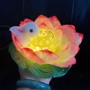 中秋节发光手工手提小花灯