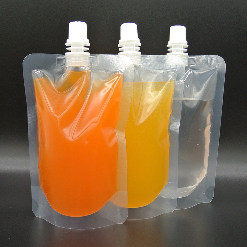 液体中药果汁透明吸嘴袋自立包装袋豆浆奶茶塑料袋饮料袋鲜奶袋