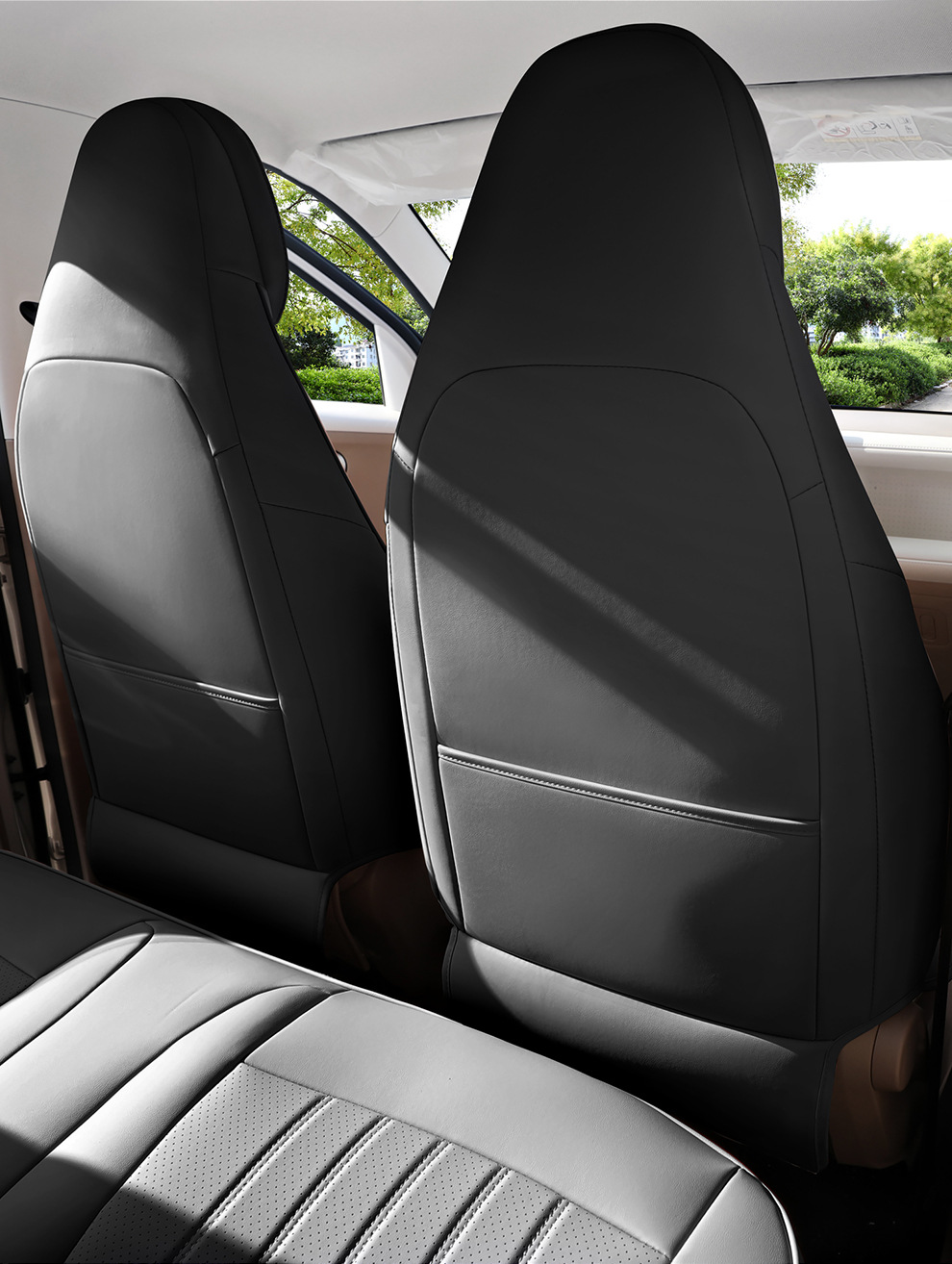 26 models of fifth-generation Wuling Hongguang Mini EV four-door version leather car seat covers, all-season seat covers and cushions