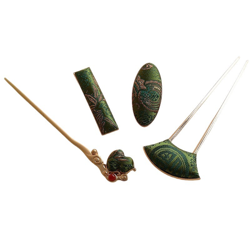 Handgefertigte Chinesische Song-brokat Haarnadel Eleganter Haarstab_voghion.com