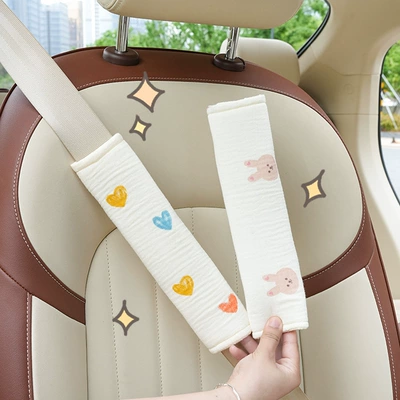 Universal Cotton Gauze Comfortable Car — Seat belt shoulder pad