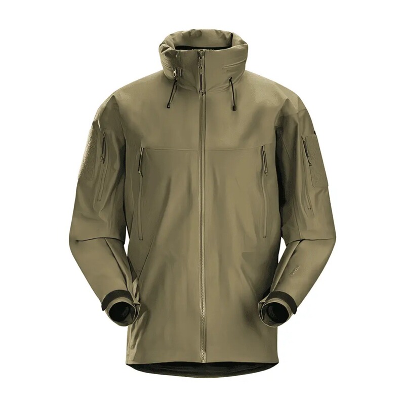 Taizhou Niaojia Hard Shell Jacket Fully Heat-Sealed Three-Layer Laminated 3L Fabric Military Bird Same Style Military Version Single-Layer Jacket