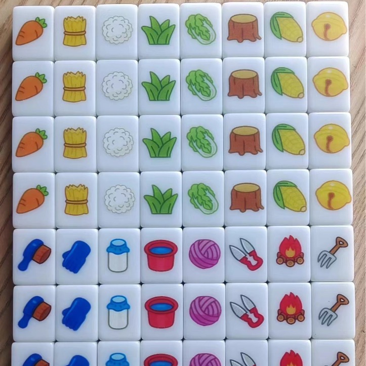Factory Direct Sales Hot Selling Internet Celebrity Popular All Kinds of National Flags Zodiac Animals Mahjong Cross-border Hot Models
