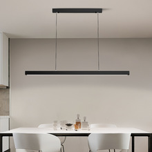 創意北歐餐廳一字長條吊燈現代簡約個性輕奢辦公室吧台飯廳餐桌燈