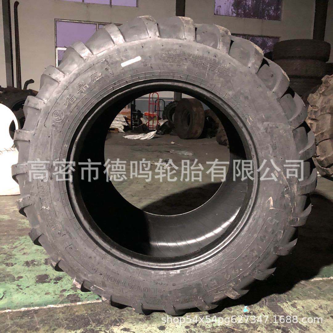 Suministro remolque agrícola suspensión neumático 500/45-22.5 cortacésped neumático puede ser equipado con anillo de acero