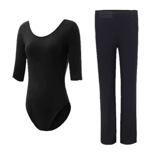 Body etiquette pure cotton training clothes women's college suit practice clothes adult ladies dance training sports yoga