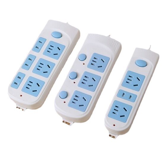 Plug-in row multi-plug household power supply office with cable multi-function switch socket wired plug-in board multi-hole plug-in row