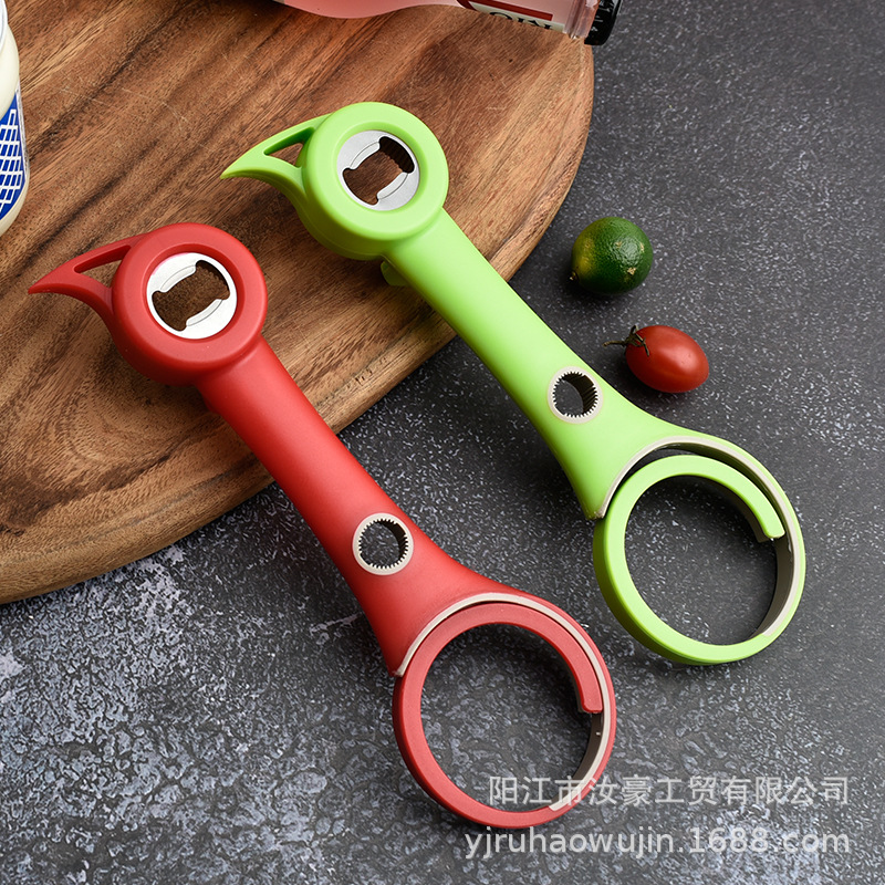 Multifunctional Bottle Opener Home Screw Cap Opener Bottle Opener Can Opener Magic Opener Wholesale Four-in-One Bottle Opener