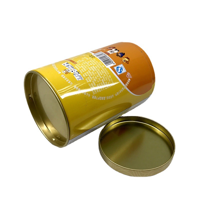 2020 lata de té de primavera de hojalata cubierta interior lata de té de hojalata lata de té verde a granel lata de té spot