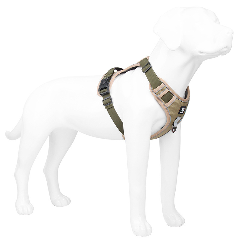 Reflective No-pull Dog Harness And Lead Set For Safety And Comfort_voghion.com