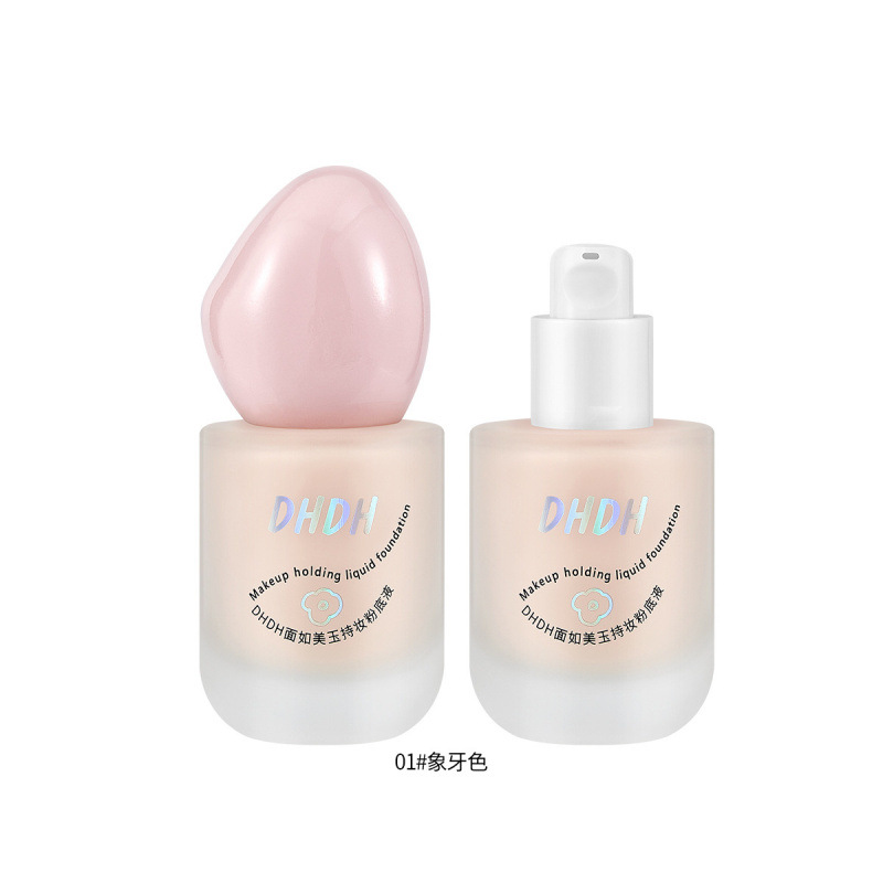 DHDH facial como jade de belleza maquillaje base líquido maquillaje brillante transparente humectante base maquillaje femenino BB crema maquillaje transfronterizo