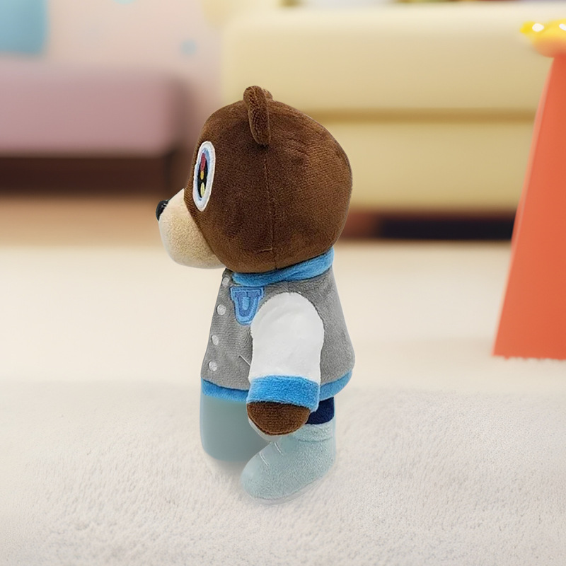 カニエ・テディベアぬいぐるみ同型Kanyeteddybear人形布製おもちゃ超柔らか短毛ぬいぐるみ|undefined