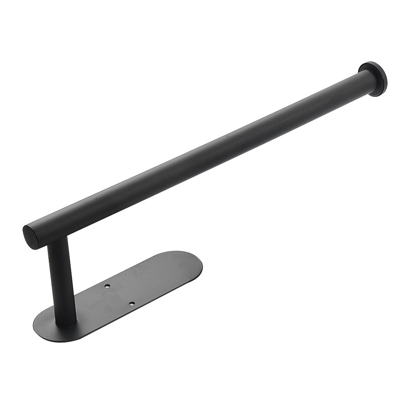 Amazon transfronteriza 304 sostenedor del tejido de acero inoxidable de la cocina rollo de papel de plástico titular de almacenamiento rack perforar libre gabinete