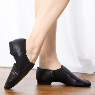 Genuine Leather Dance Shoes, Women's Soft-Soled Practice Shoes, Body Teacher's Shoes, Indoor Low-Heeled Adult Jazz Dance Shoes, Ballet Shoes