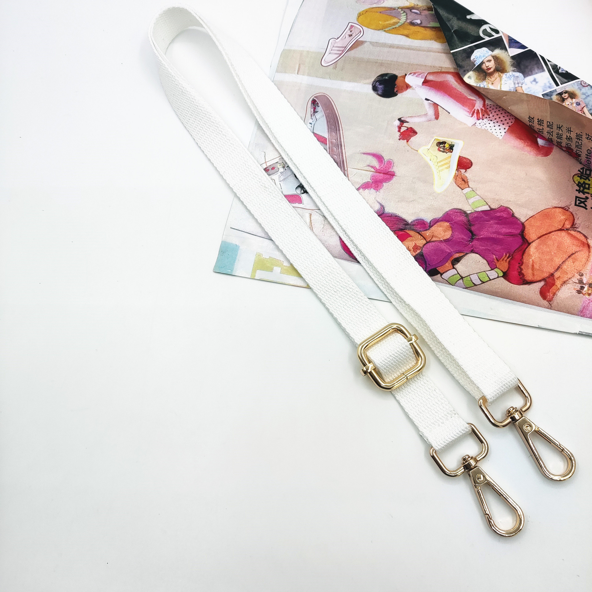 1 Pieza Poliéster Algodón Color Sólido Correa De La Bolsa display picture 4