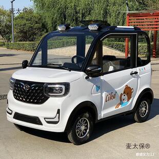 封閉式二輪電動車全封閉電動家用代步接送孩子農業運輸電麥太保