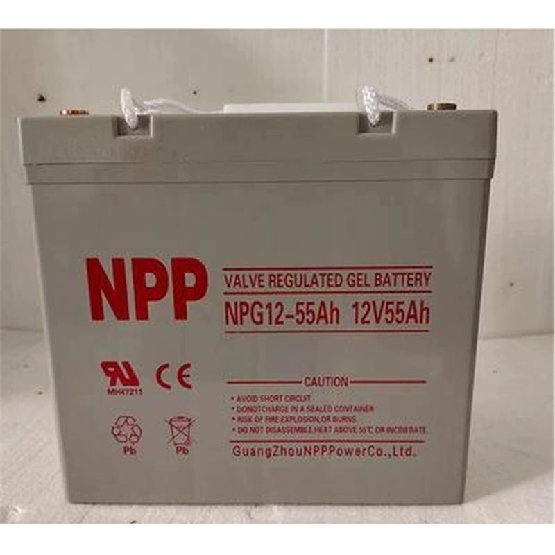 Перезаряжаемая gel-батарея VRLA (NPP) NPG12‑65Ah 12В 65Ач — серия 12В 7–200 Ач, не требующая обслуживания