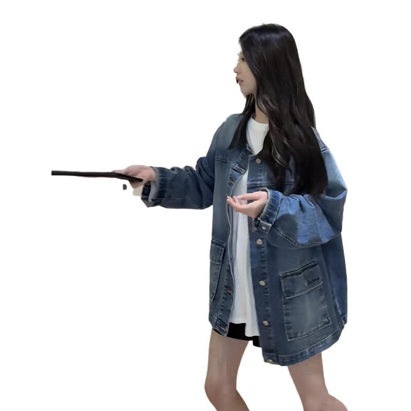 2025新款早秋牛仔短外套女春秋季薄外套巨好看的短款夹克初秋休闲|undefined