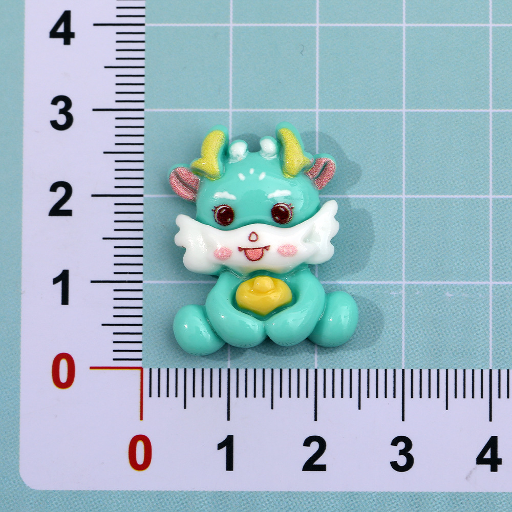 Nuevo multi-color Tyrannosaurus DIY resina accesorios crema pegamento pelo accesorios teléfono móvil Shell agujero zapato hebilla parche adornos al por mayor