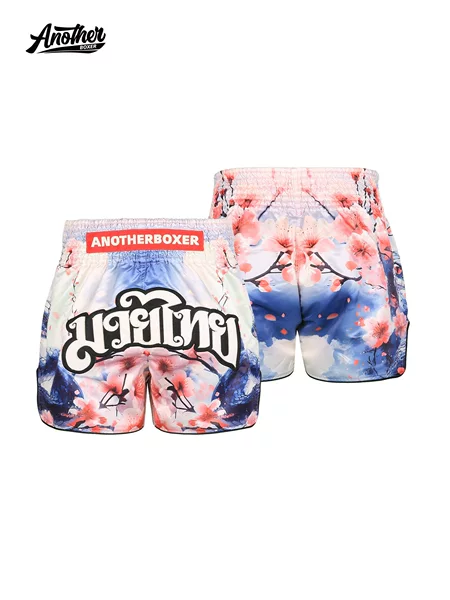 ANOTHERBOXER new plum blossom snake design mixed martial arts, boxing, and Muay Thai training shorts for men and women