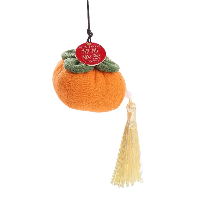 Gift Box Mid-Autumn Festival Scenic Spot Fruit Sachet Persimmon Mugwort Sachet Yiwu Small Commodity Handmade Gift