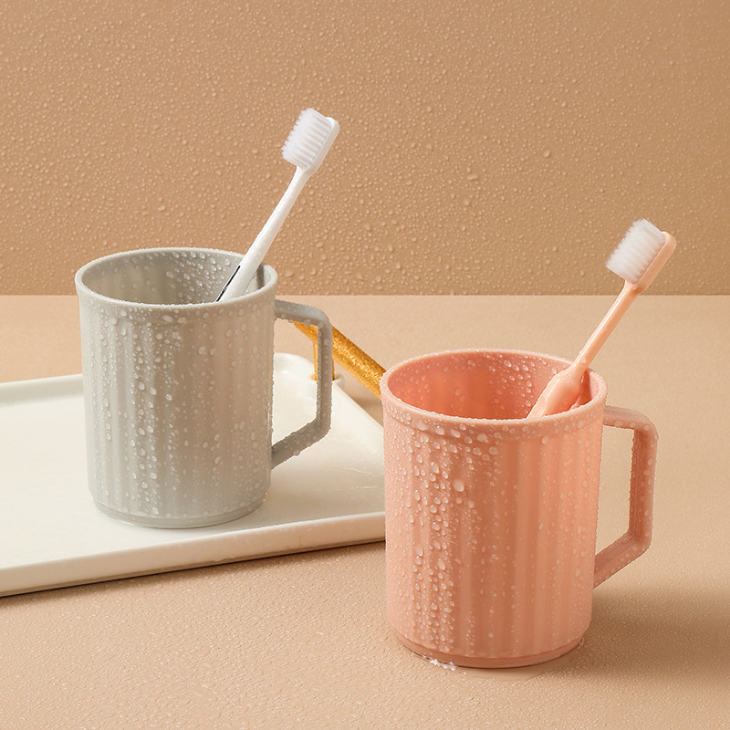 1266 Mouthwash Cup Household Brushing Bathroom Couple's Toothbrush Cup Large Capacity Thickened Wash Cup with Handle 1266 Mouthwash Cup Household Brushing Bathroom Couple's Toothbrush Cup Large Capacity Thickened Wash Cup with Handle