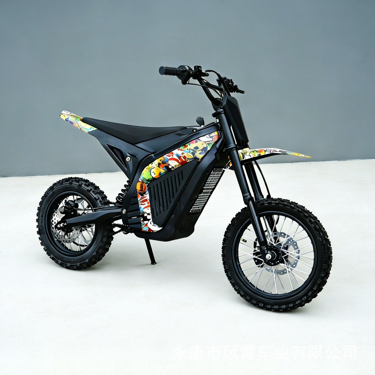 Motocicleta todoterreno eléctrica juvenil transfronteriza Europea y estadounidense 48v batería de litio 1500w motocicleta competitiva todoterreno de alta velocidad image 3