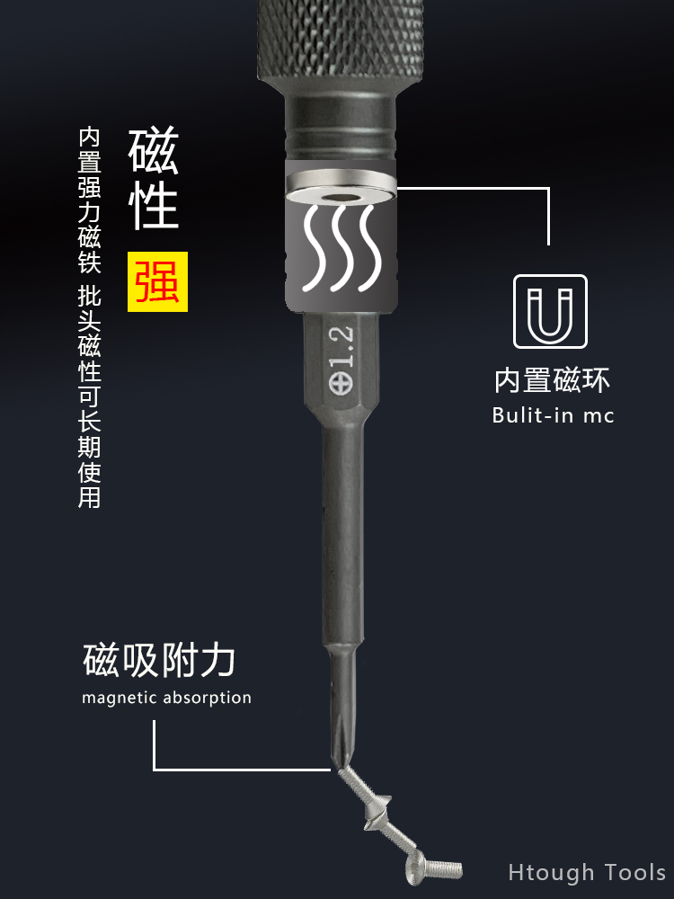 Hantoft duro teléfono móvil herramienta de desmontaje Apple Android Huawei teléfono móvil reparación destornillador S2 lote