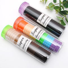 High ponytail bun hair tie elastic band girl plain hair scrunchie head accessory seamless simple towel scrunchie