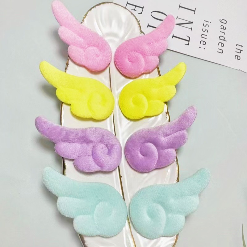 かわいい両面のぬいぐるみの翼diy部品のヘアピンのケーキの挿し込みのおもちゃの装飾材料