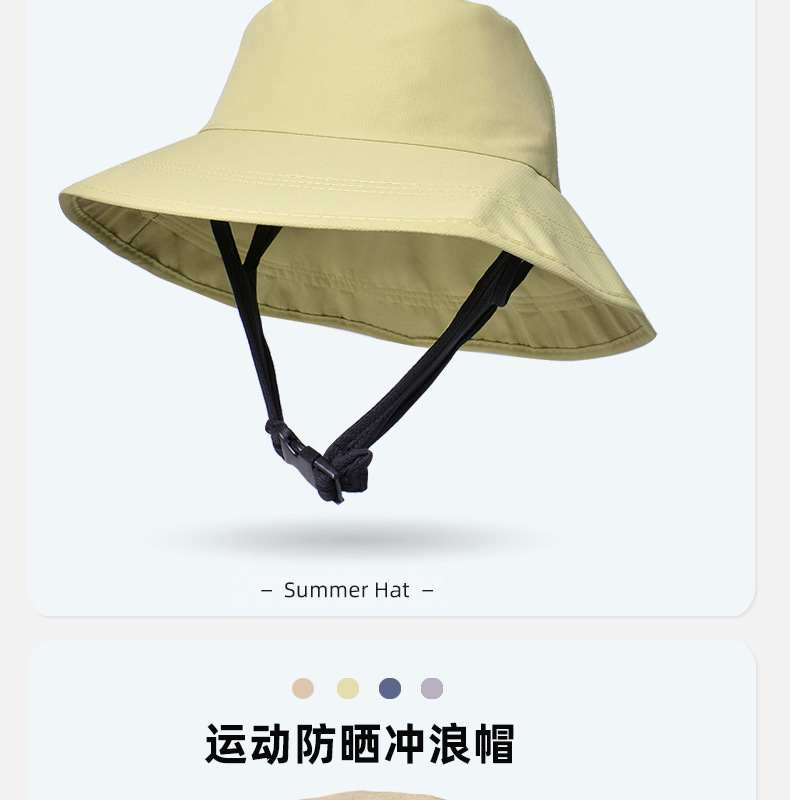 Wasserdichter Sonnenhut mit breiter Krempe, UV-Schutz, packbarer Safari-Bonnet-Hut für Männer und Frauen, Sommer-Outdoor-Strandmodell 8264 – Detail 13