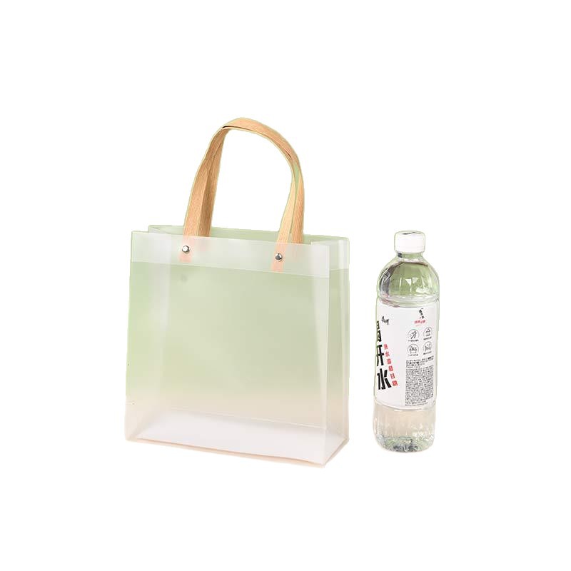 Bolsas de mano transparentes PP bolsas de regalo de vacaciones personalizadas logotipo de cumpleaños de niños dulces bolsas de flores