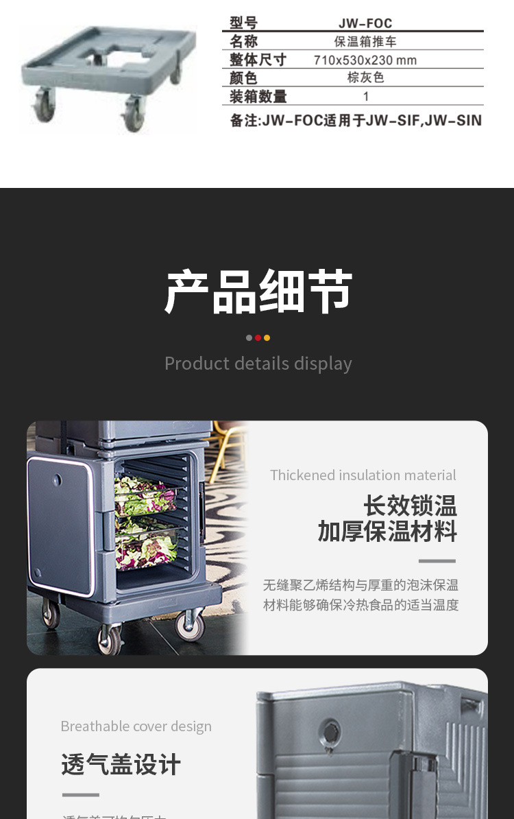 普飞 Jiwins 保温箱系列冷热两用长效保温JW-SIF/JW-DOW/JW-FOC - 深圳
