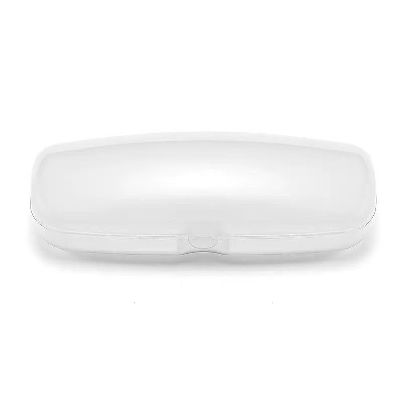 Caja de gafas de venta directa, caja de gafas de cuero negro, caja de gafas de PVC, caja de gafas de paquete suave, gafas de cuero de seda