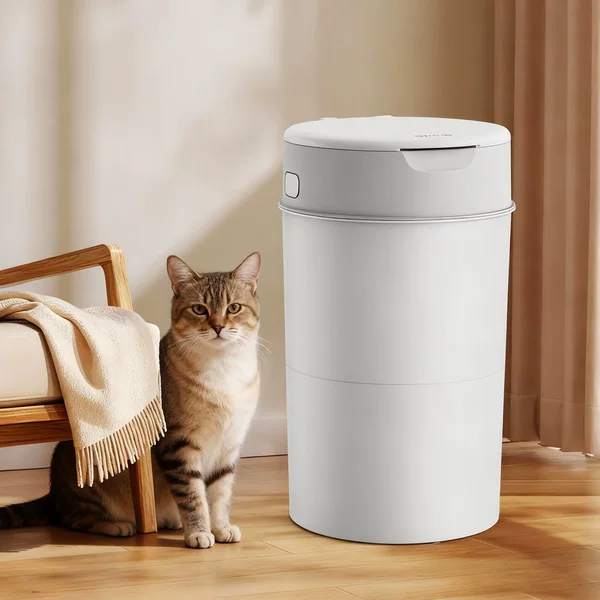 Customized by the source factory, a special deodorizing and odor-blocking sealed trash bin for pet cat and dog waste and litter