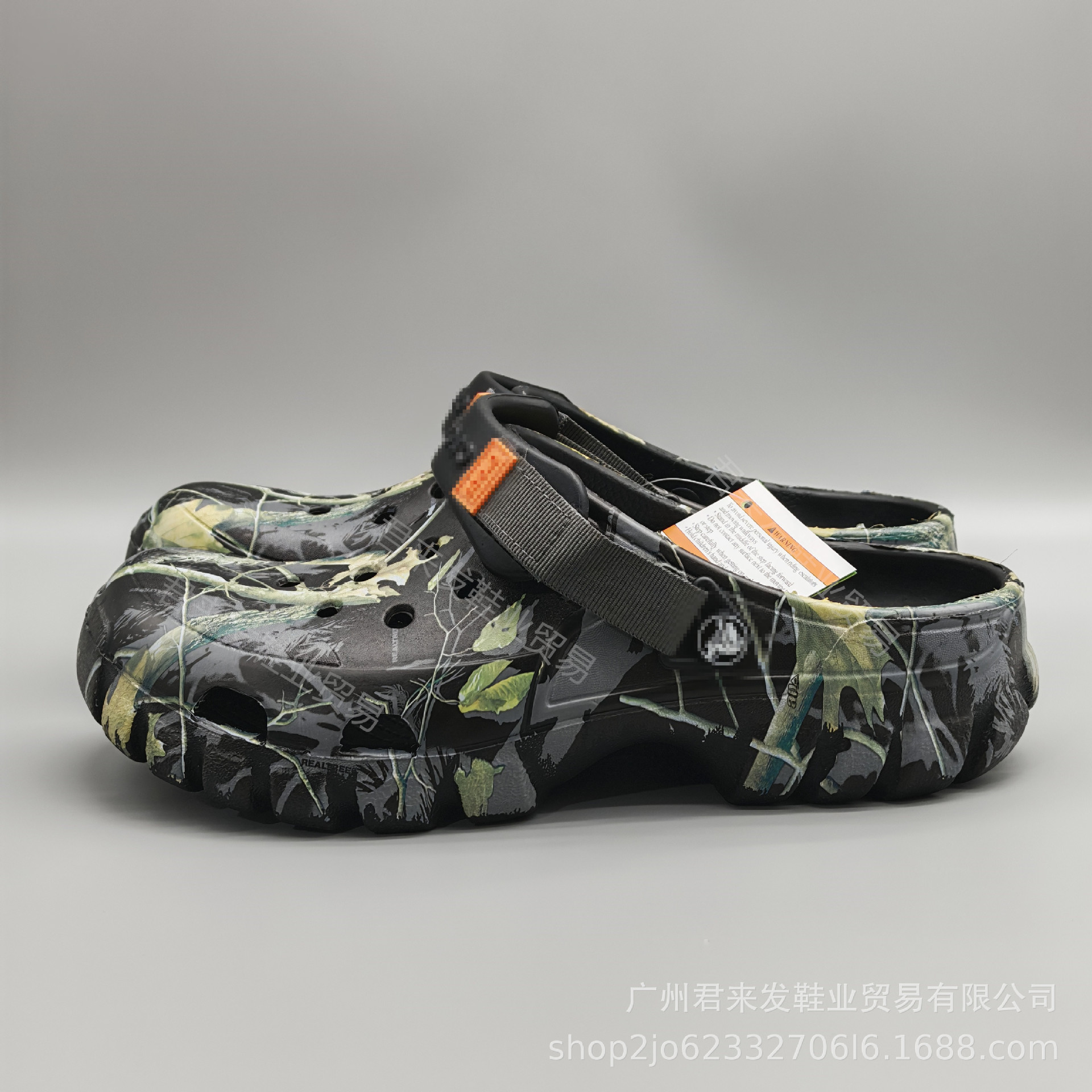 Manufacturer's In-Stock Euro Cro Men's Clogs, Outdoor Water-Resistant Breathable Beach Shoes, Non-Slip Lightweight Sandals Wholesale