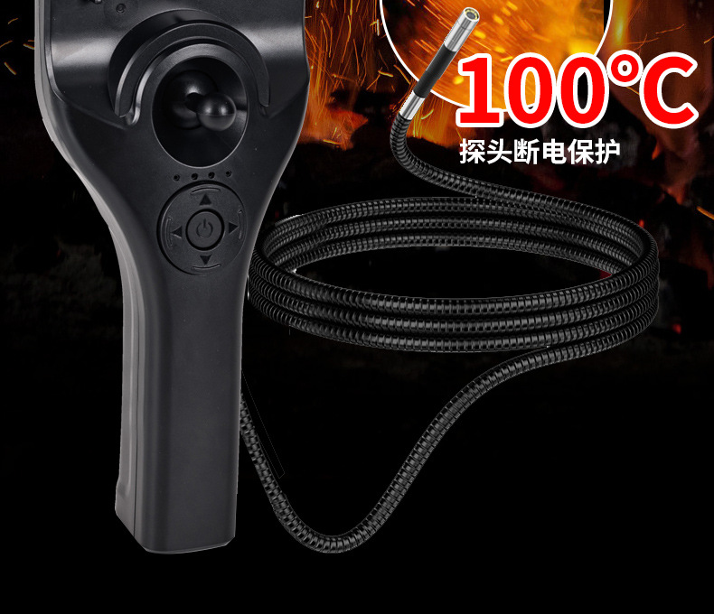 New product 6.0 steering swing wifi mobile phone industrial pipeline auto repair inspection high definition endoscope high temperature camera