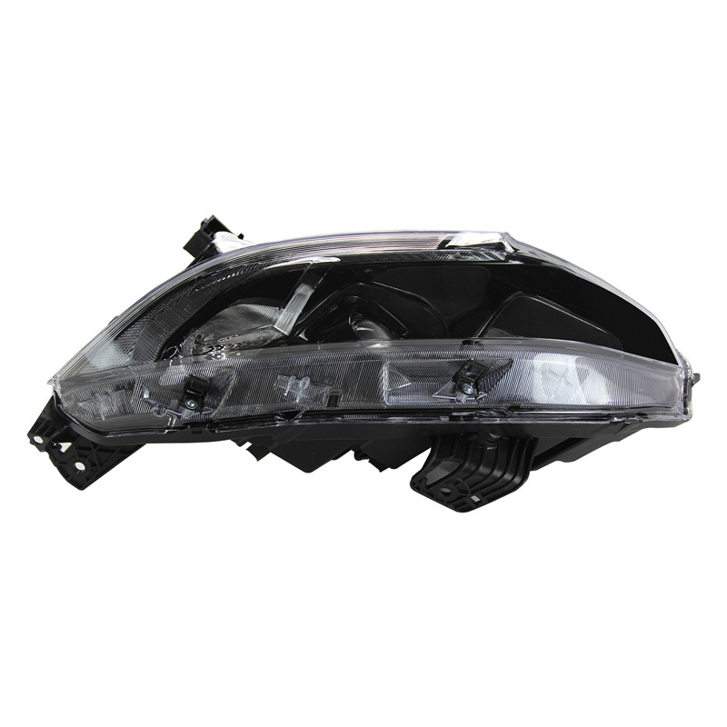 Adecuado para Honda Civic coche original faro estándar americano Civic 16-18 negro semi-Asamblea bajo equipado faro