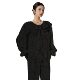 [Antibacterial satin] round neck long sleeve ice silk pajamas suit high-end sense thin women's home clothes spring and summer pajamas women