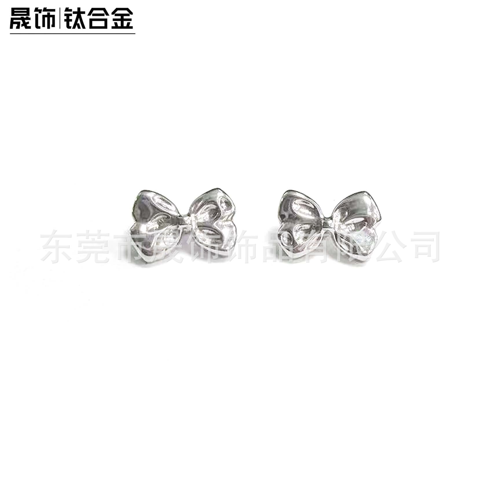 F136 Titanium Alloy 可爱 Butterfly 结 Ear Stud Helix Cartilage Stud G23 Titanium Internal Thread Labret Stud 人体 Piercing Jewelry