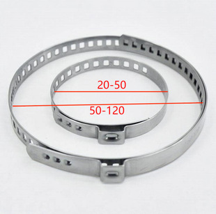 Stainless Steel Multi-Purpose Adjustable Single-Ear Clamp Dust Cover Repair Kit Buckle Steering Machine Internal and External Half-Axis Ball Cage Clamp