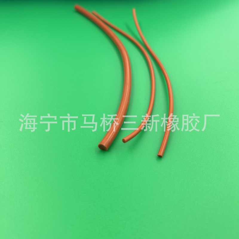 实心防水条 防滑圆条硅橡胶白色耐高温透明O形软密封条 硅胶条
