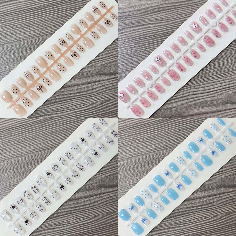 Wholesale 30 pieces of sub-code high-grade nail patch detachable wearable nail cat's eye finished strip Wholesale 30 pieces of sub-code high-grade nail patch detachable wearable nail cat's eye finished strip