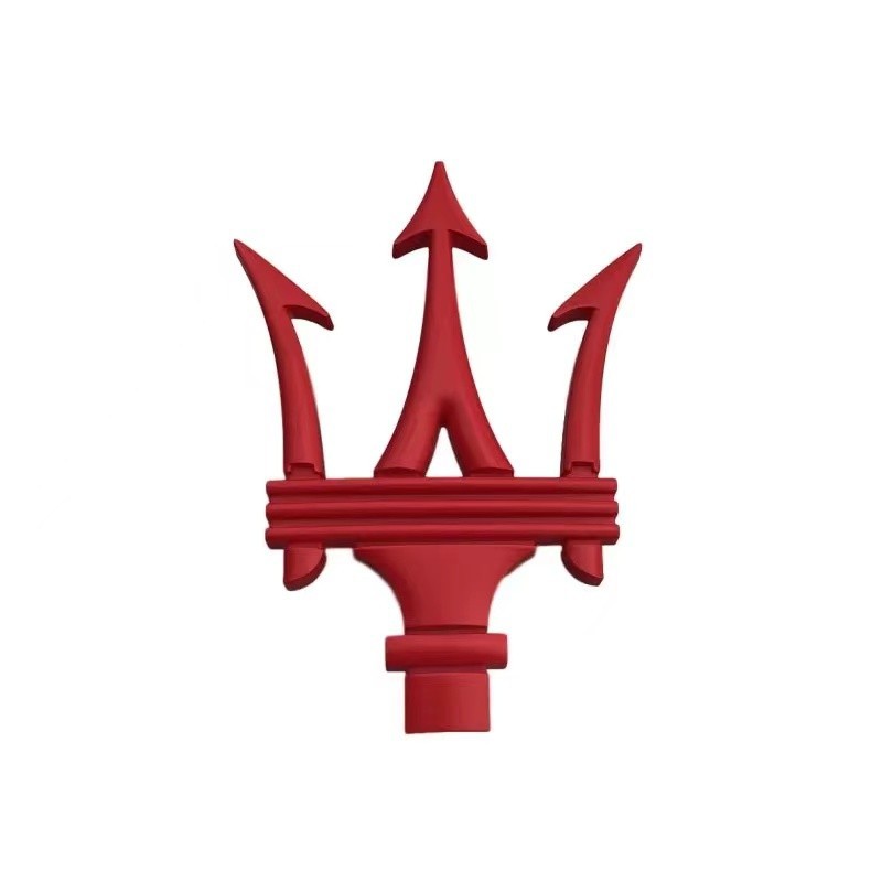 Suitable for Maserati Center Grille Emblem, Quattroporte, Ghibli, Levante Modified Front Emblem, Car Emblem
