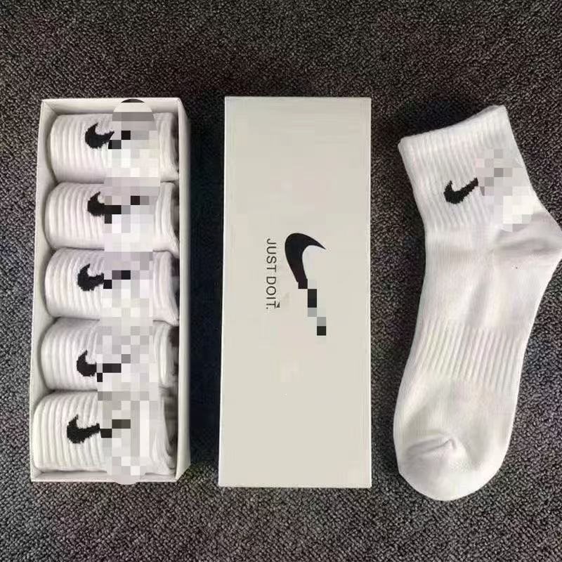 Socks for men and women, ins-style, pure cotton, sweat-absorbing, versatile for students, mid-calf, for basketball, running, and sports, sweat-absorbing, mid-calf socks