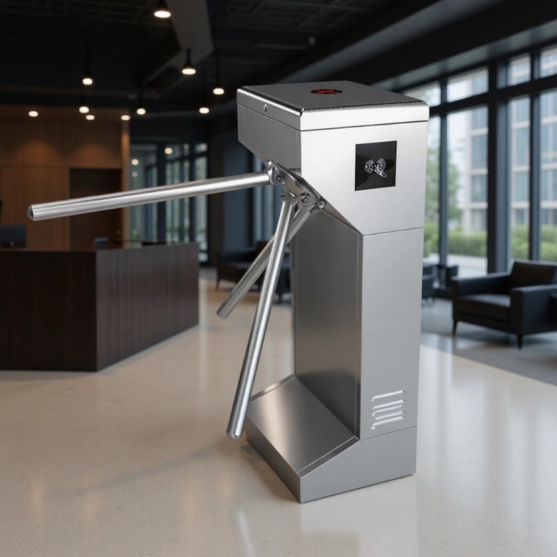 厂家直销 人脸识别全自动转闸 无人值守人行通道闸机三辊闸