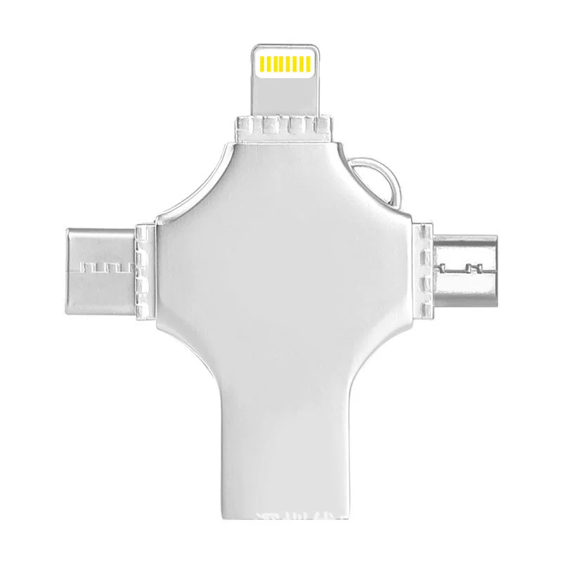 Pendrive 128GB USB Cle i-Phone Android/tablet 4-в-1 1TB 2TB